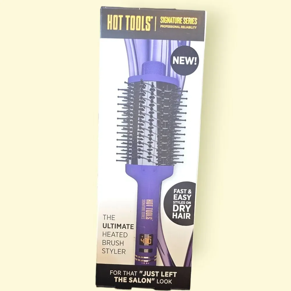 Purple Hair Styling Brush